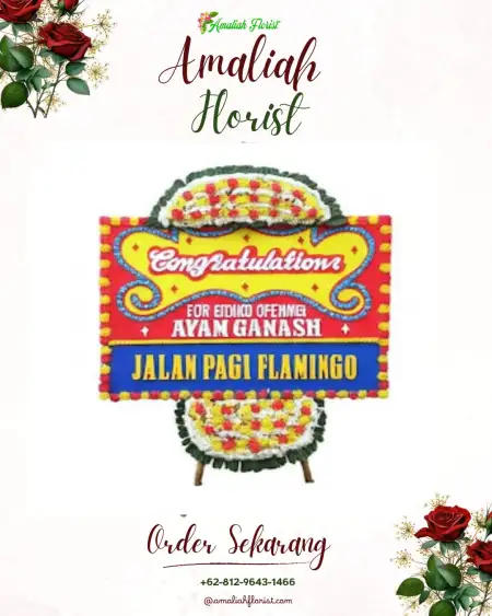 Sewa Papan Bunga Jawa Kanan Ss